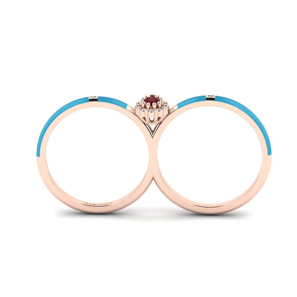 Rotgold 375 Ring Bowers