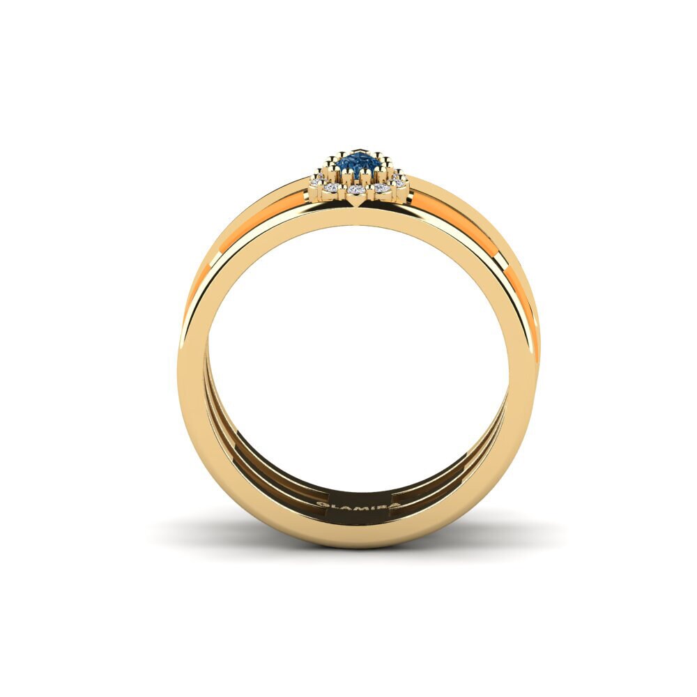 Blauer Diamant Ring Craic