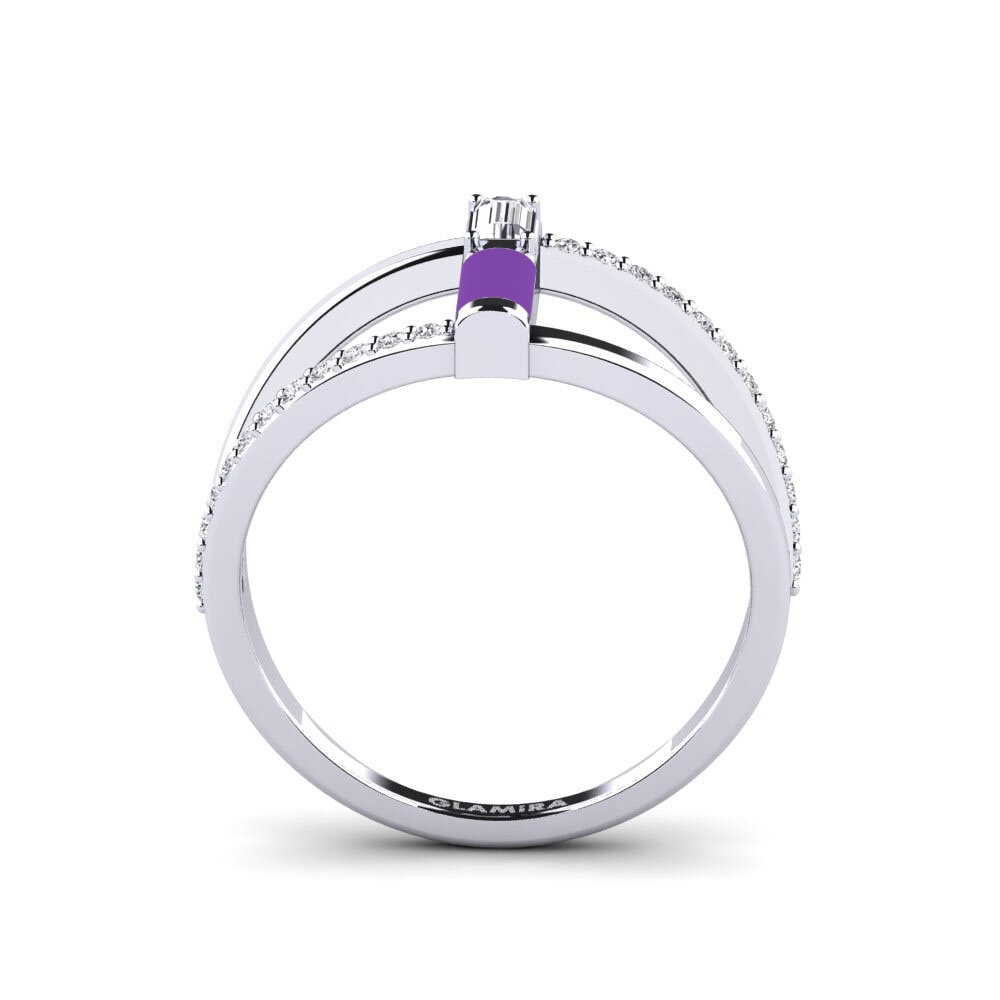 Weißgold 375 Ring Cyclades