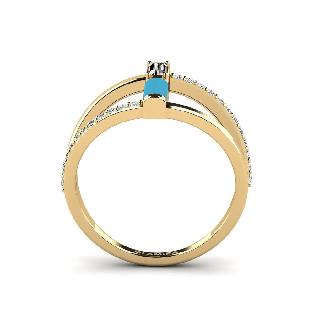 Moissanit Ring Cyclades