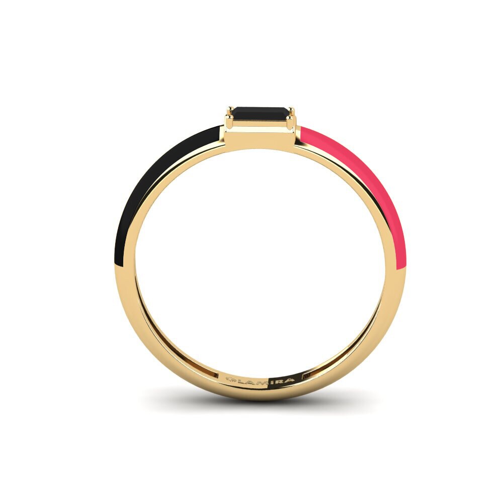 Schwarzer Saphir Ring Dodecanese