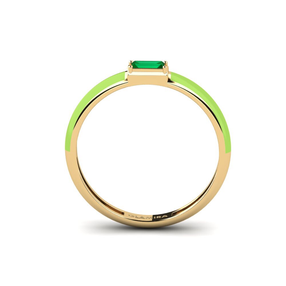 Zircone Vert Bague Dodecanese