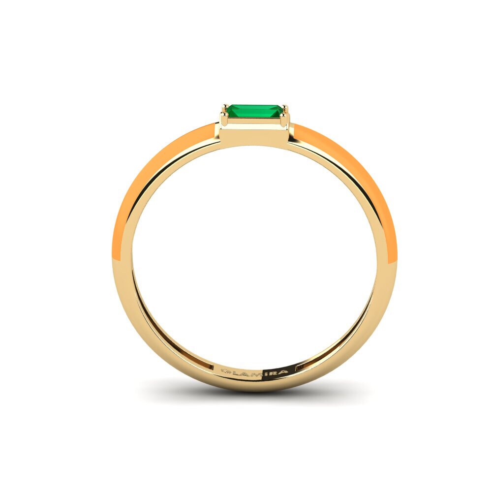 Zircone Vert Bague Dodecanese