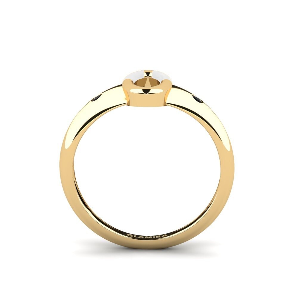 Zafiro negro Anillo Expansive