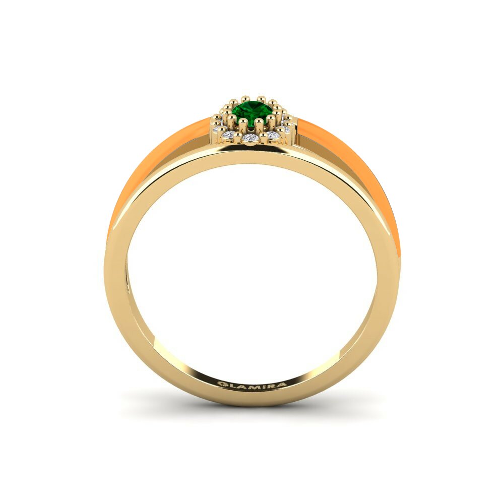 Zircone Vert Bague Gaman