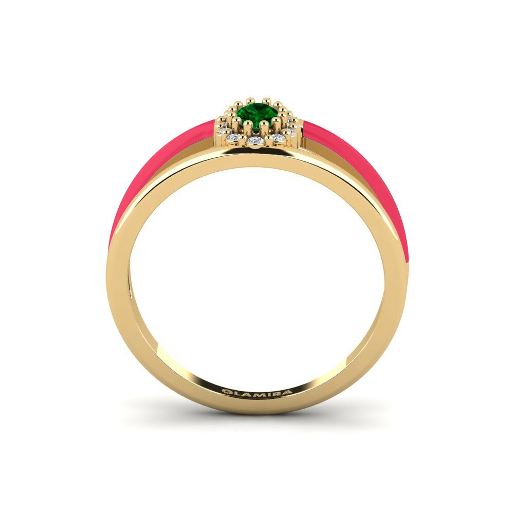 Zircone Vert Bague Gaman
