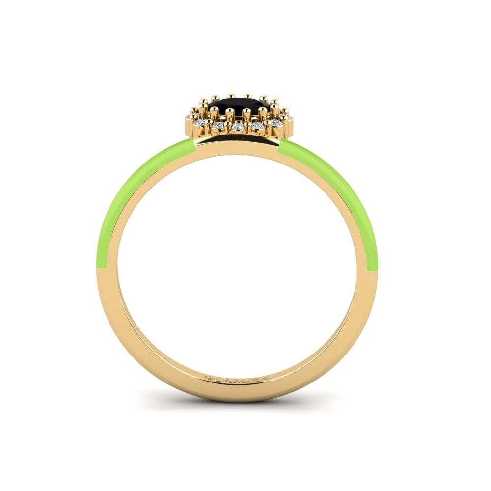 Schwarzer Diamant Ring Hebron