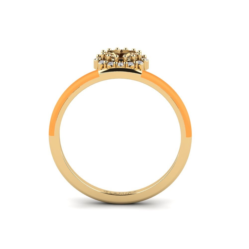 Brauner Diamant Ring Hebron