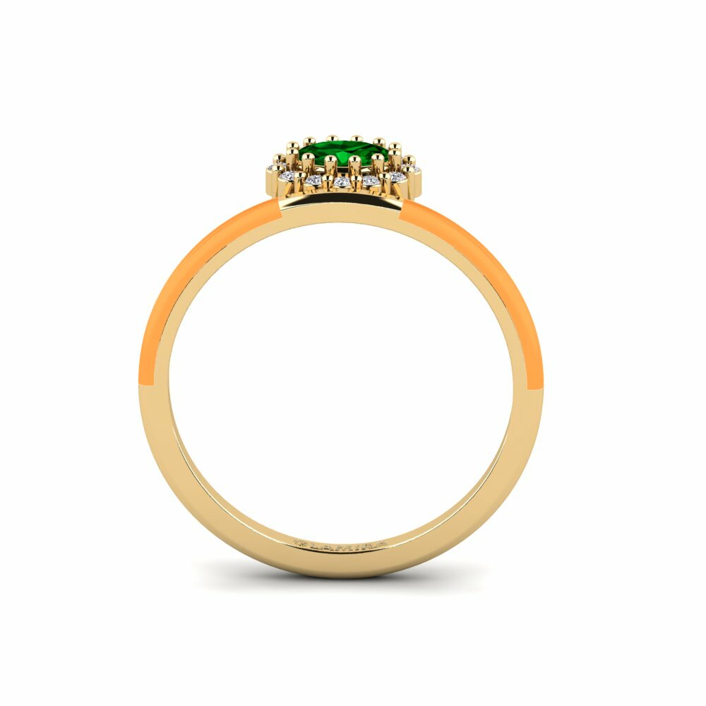 Zircone Vert Bague Hebron