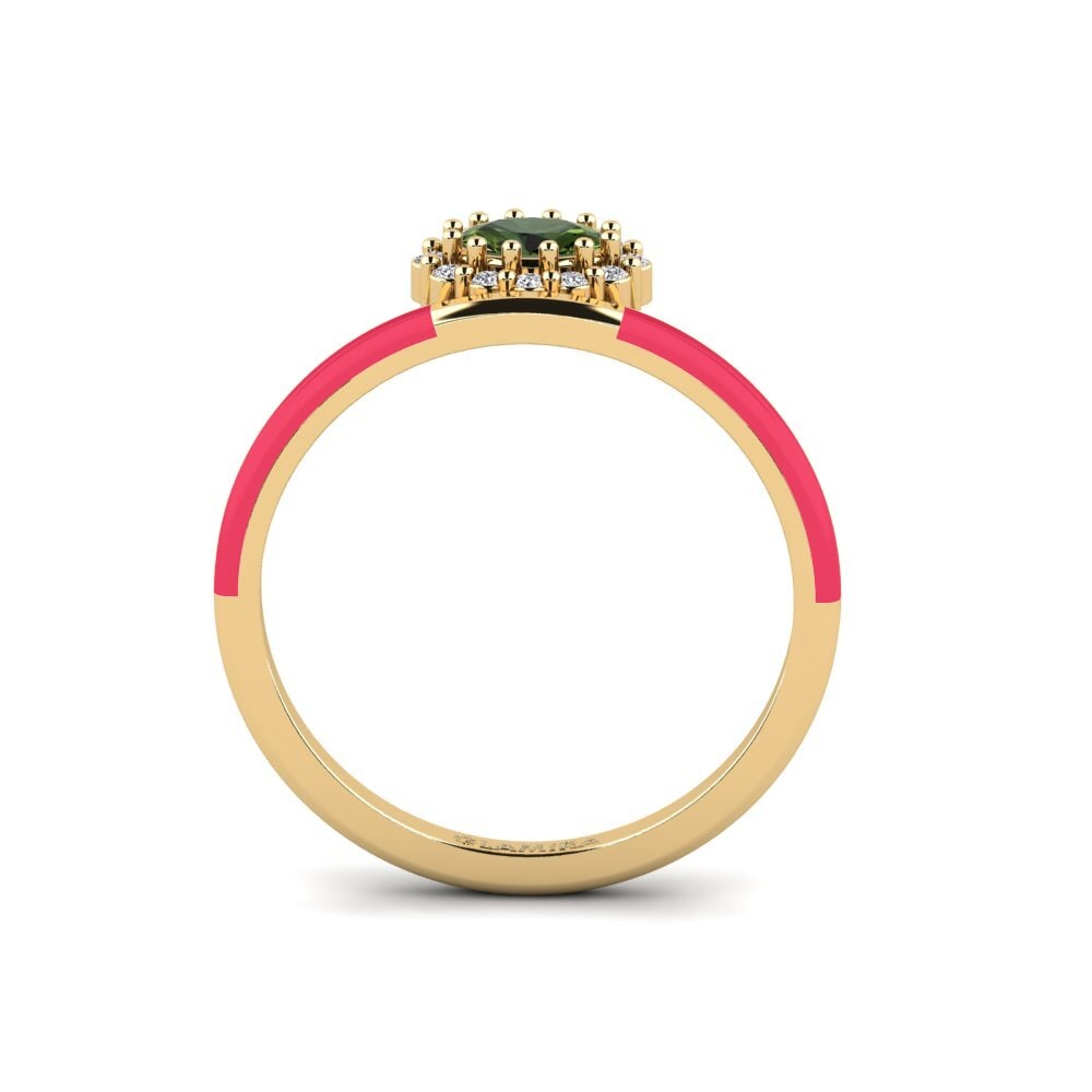 Grüner Saphir Ring Hebron
