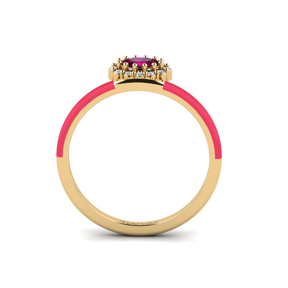 Rhodolit-Granat Ring Hebron