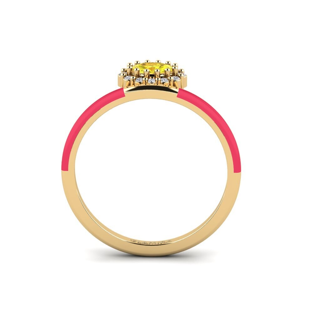 Gelber Saphir Ring Hebron