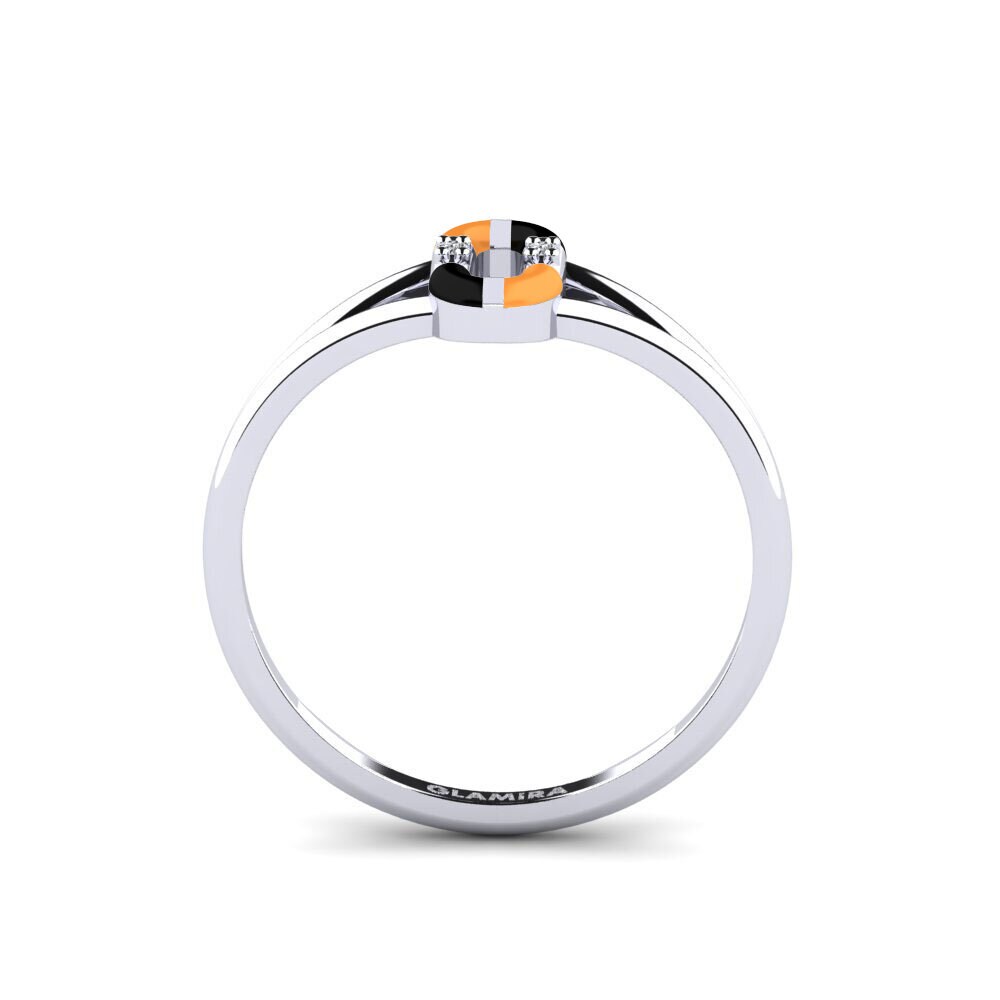 Weiß-Silber Ring Kerkira