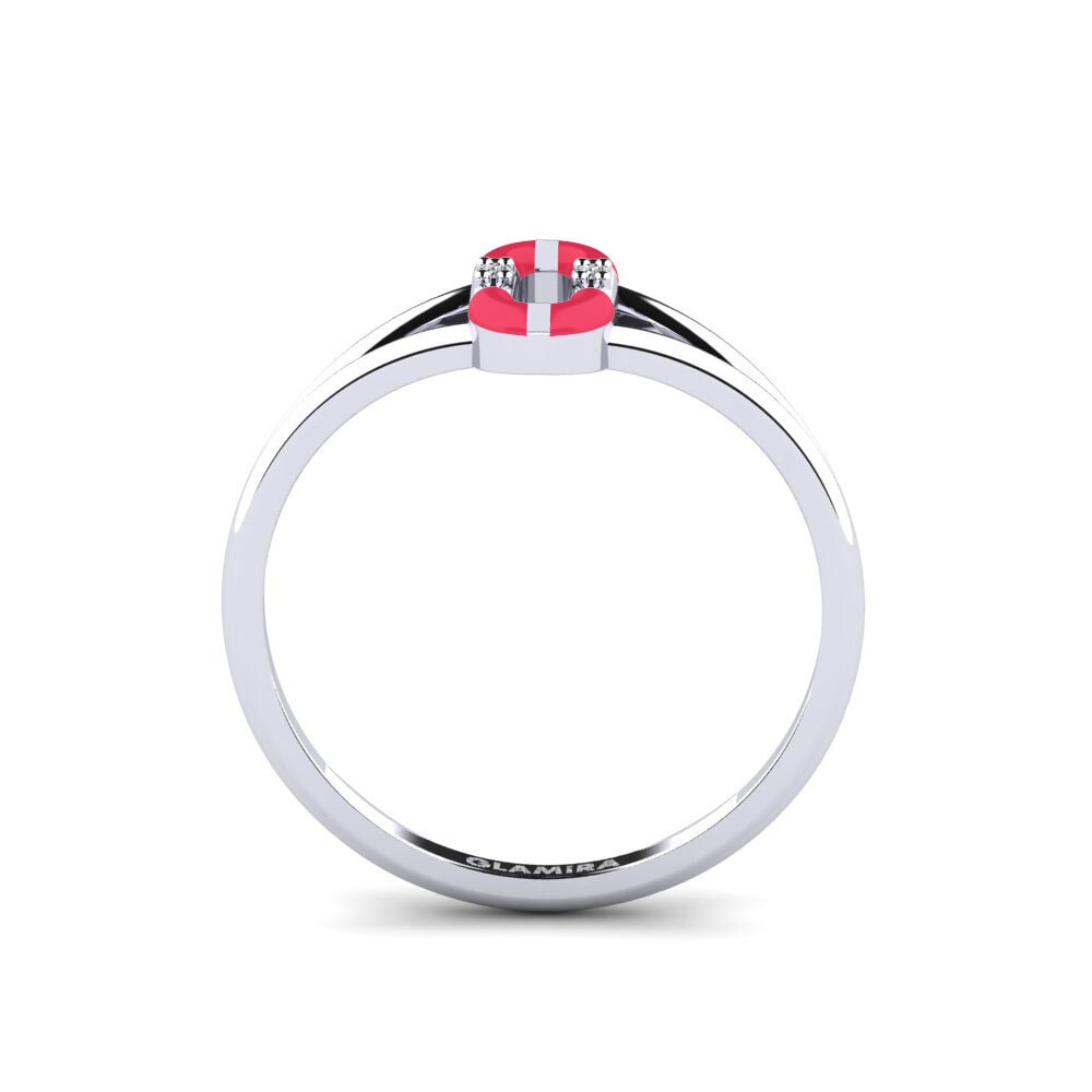 Weißgold 375 Ring Kerkira