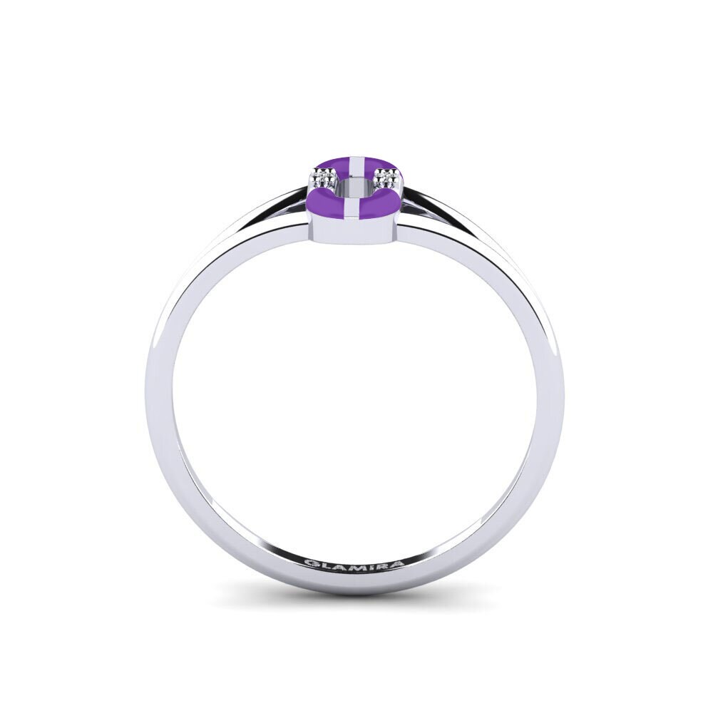 Weiß-Silber Ring Kerkira