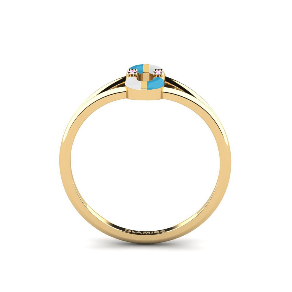 Rosa Saphir Ring Kerkira