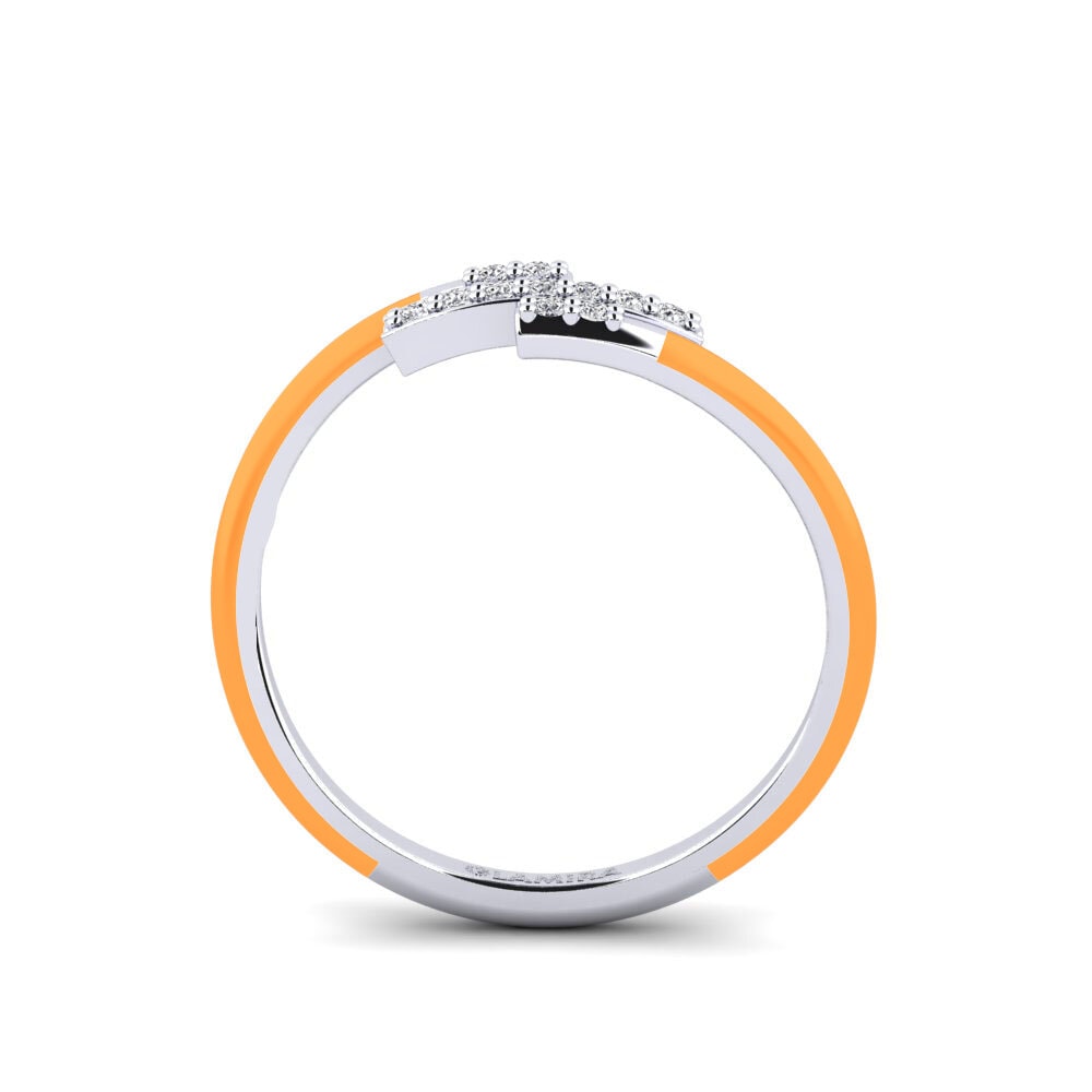 White Silver Ring Thetissa