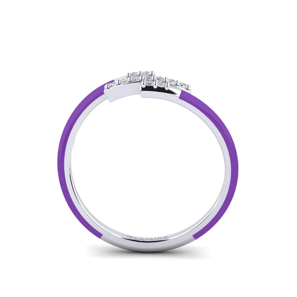 Weiß-Silber Ring Thetissa