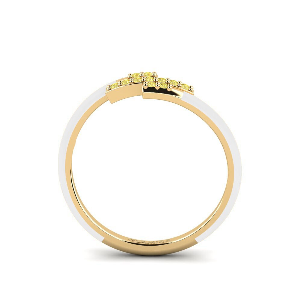 Gelber Saphir Ring Thetissa
