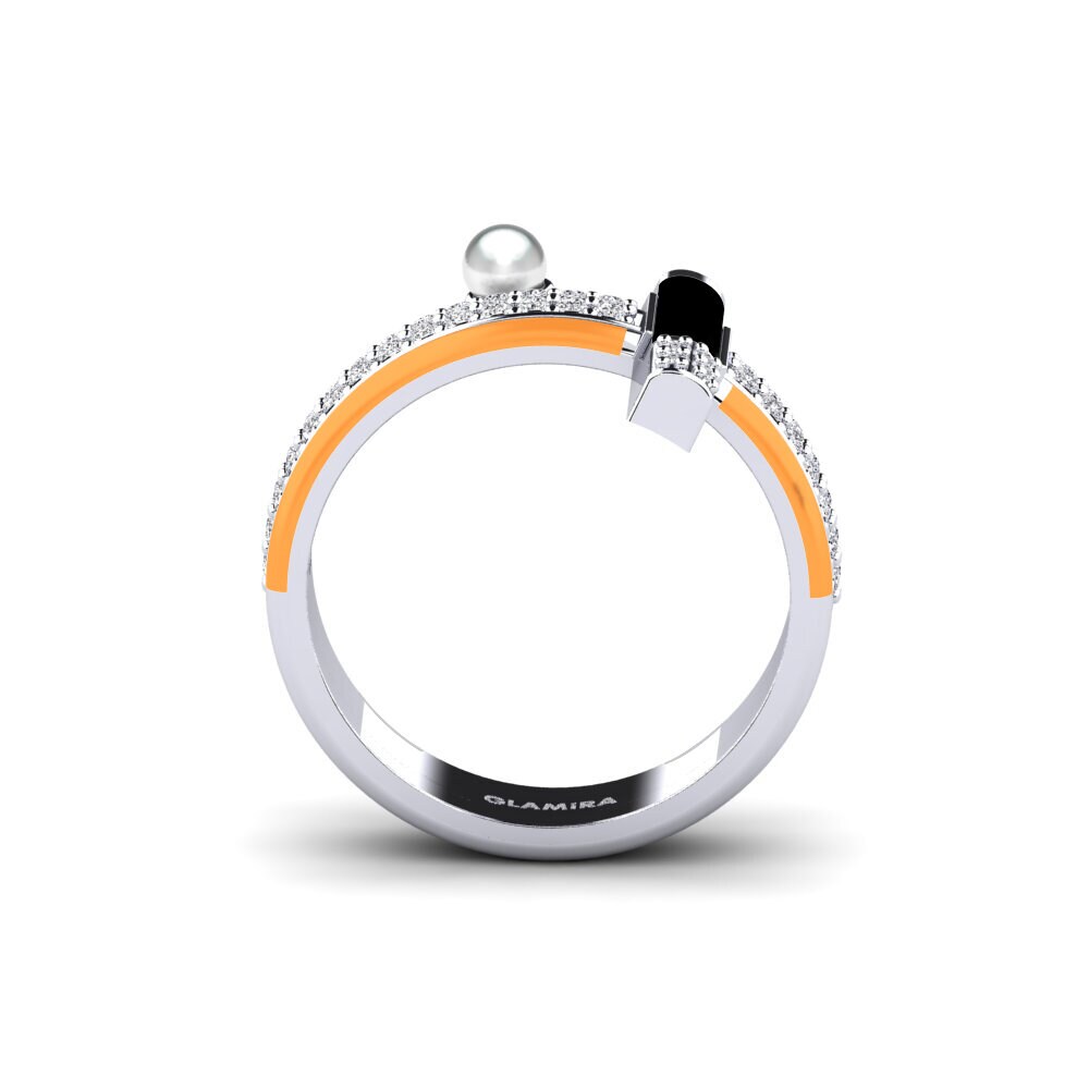 Weiß-Silber Ring Karpathes
