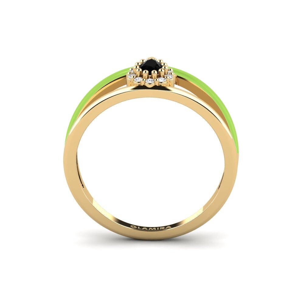 Schwarzer Diamant Ring Kosepela