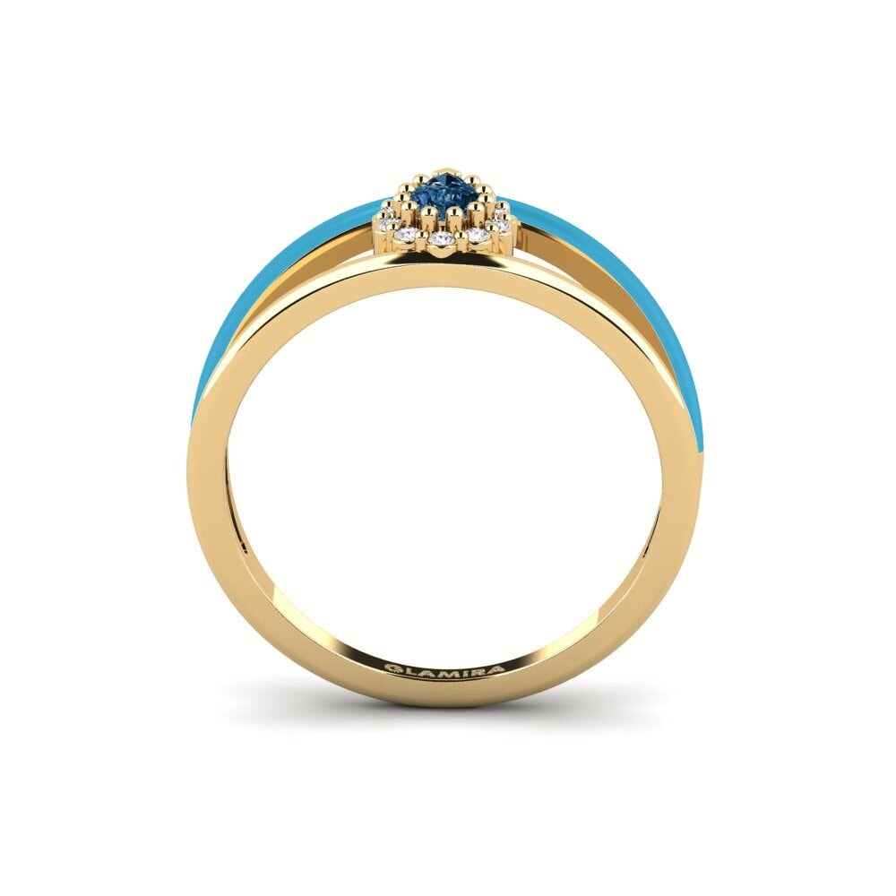Blauer Diamant Ring Kosepela