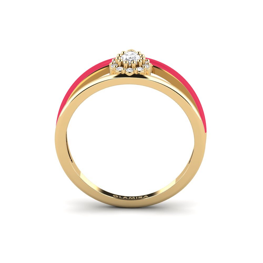 Weißer Saphir Ring Kosepela