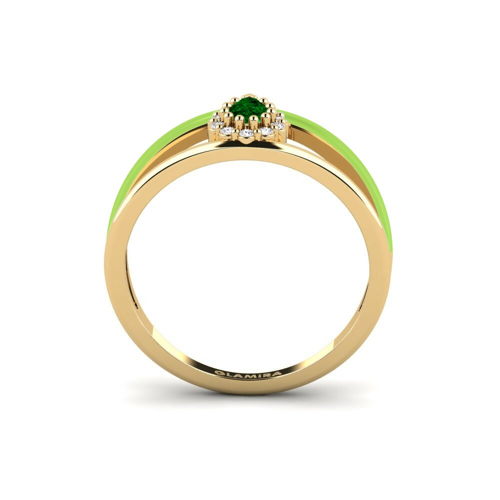 Zircone Vert Bague Kosepela