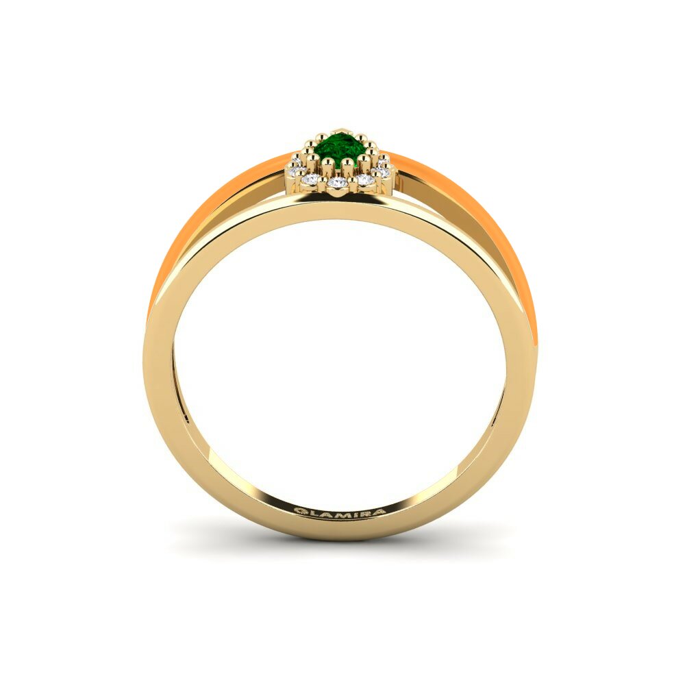Zircone Vert Bague Kosepela
