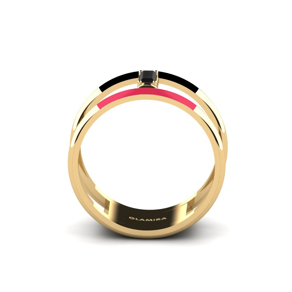 Schwarzer Saphir Ring Kriti