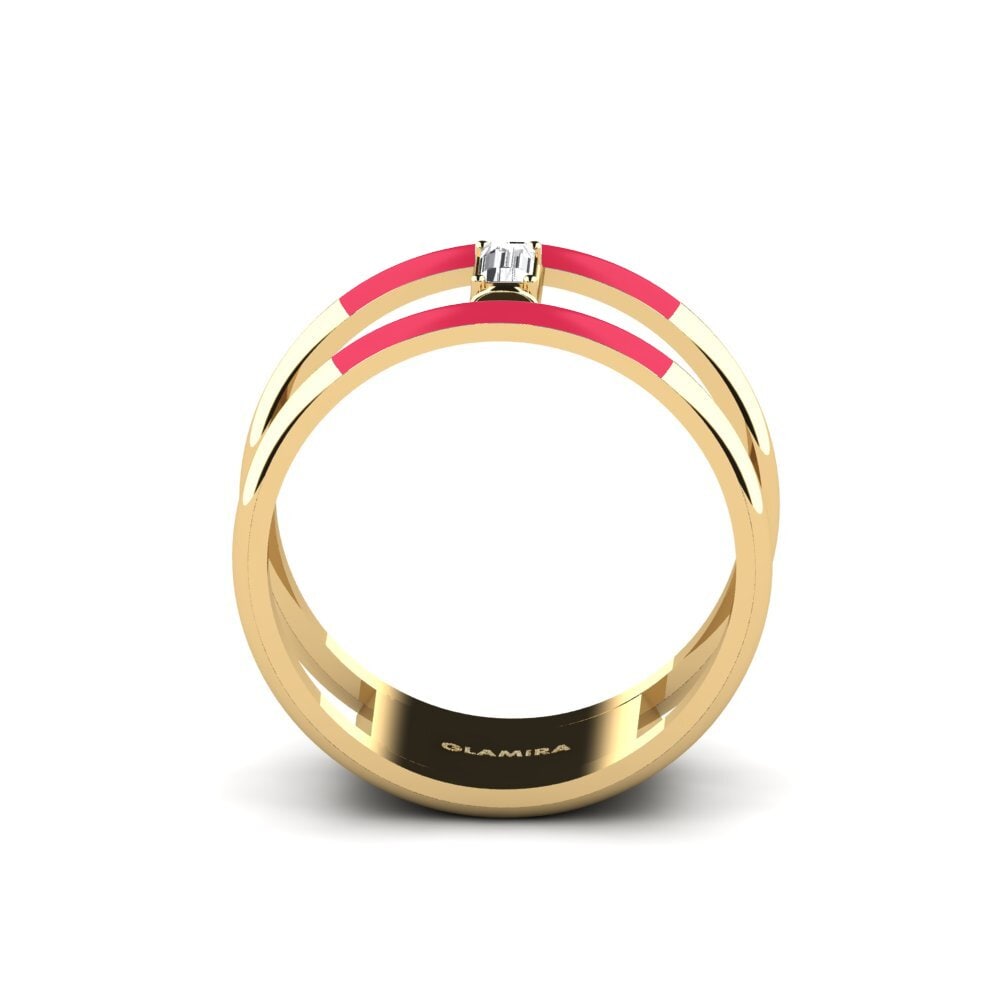 Weißer Saphir Ring Kriti