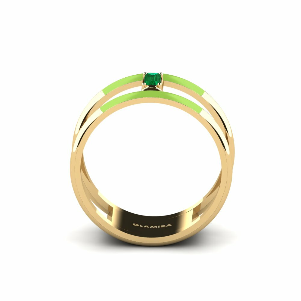 Zircone Vert Bague Kriti