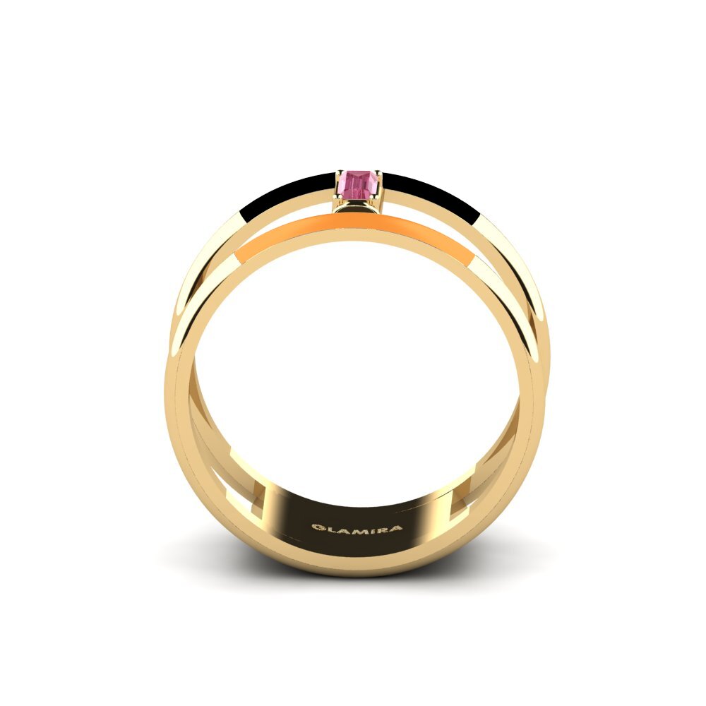 Rosa Saphir Ring Kriti