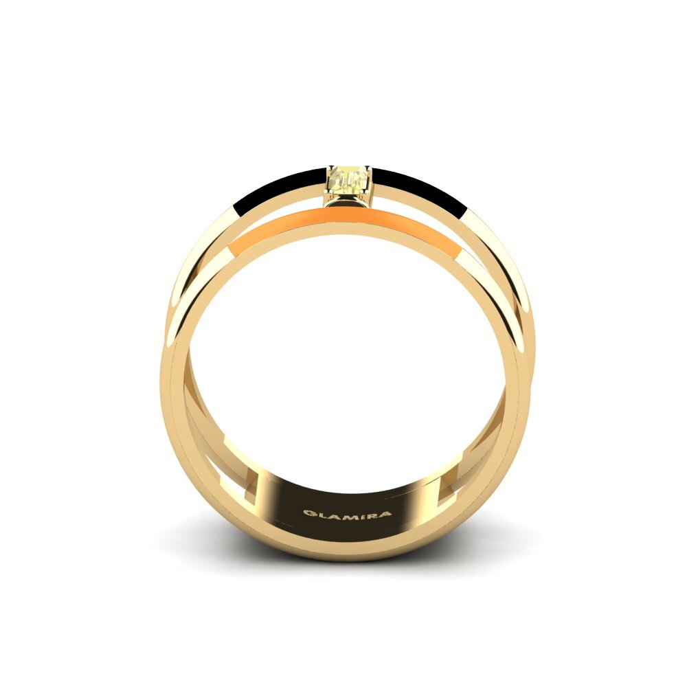 Gelber Saphir Ring Kriti