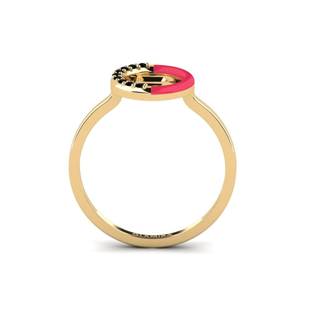 Schwarzer Diamant Ring Lemnos - B