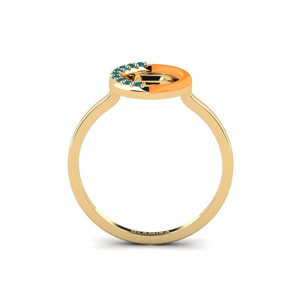 Blauer Diamant Ring Lemnos - B