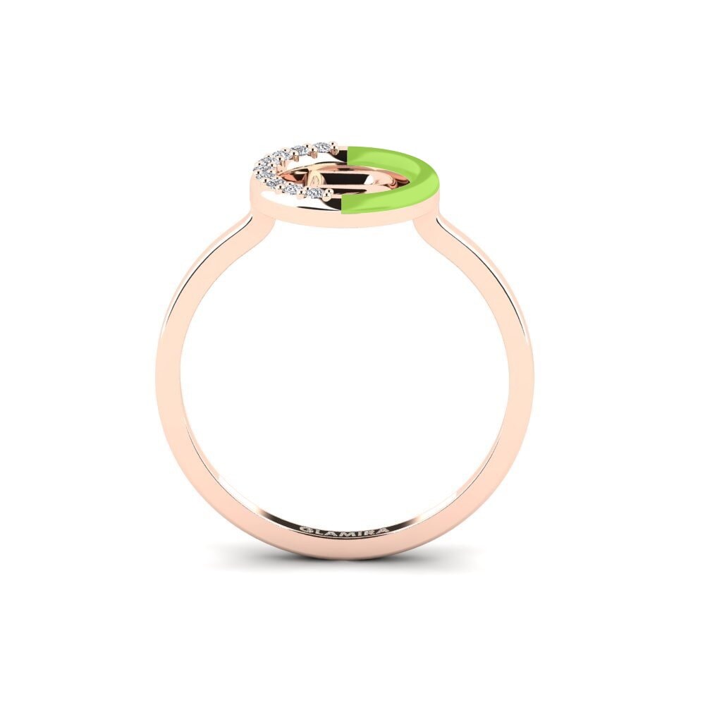 Rotgold 375 Ring Lemnos - B