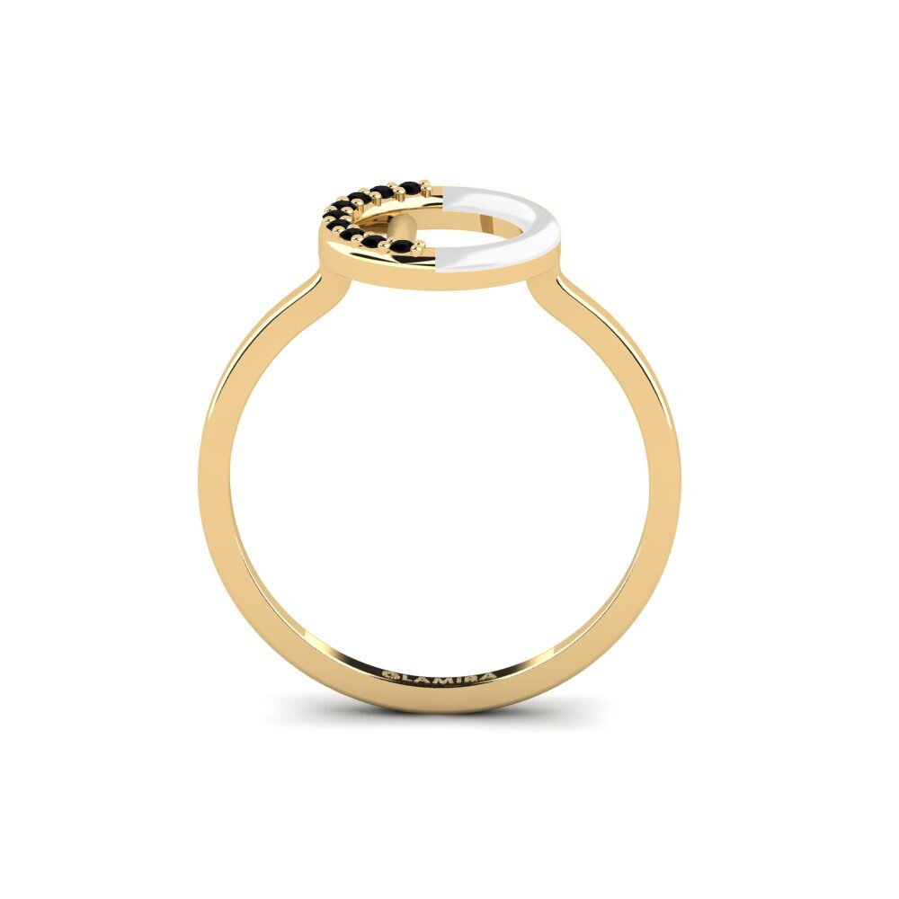 Schwarzer Onyx Ring Lemnos - L