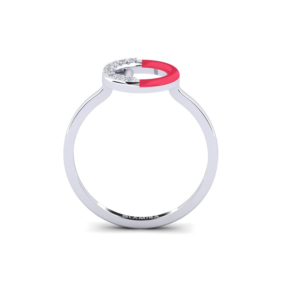 Weißgold 375 Ring Lemnos - L