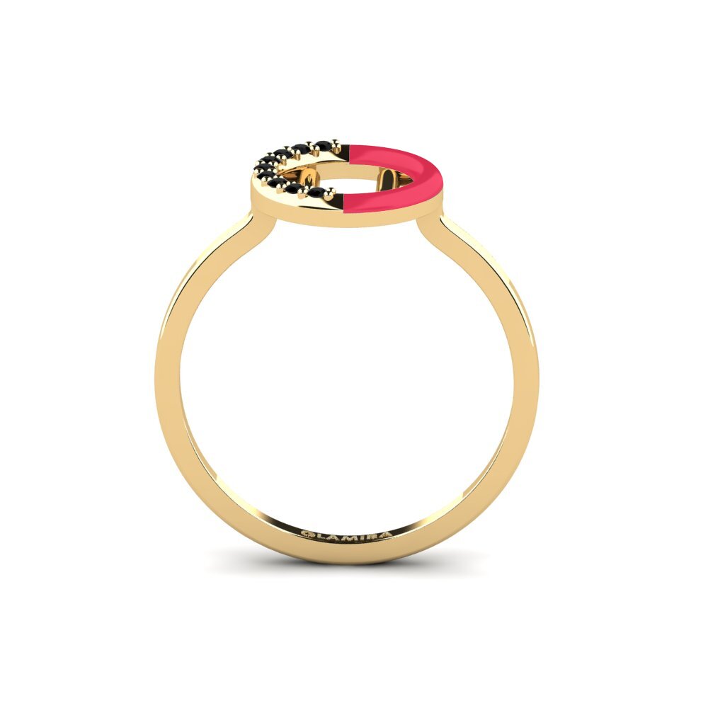 Schwarzer Diamant Ring Lemnos - U