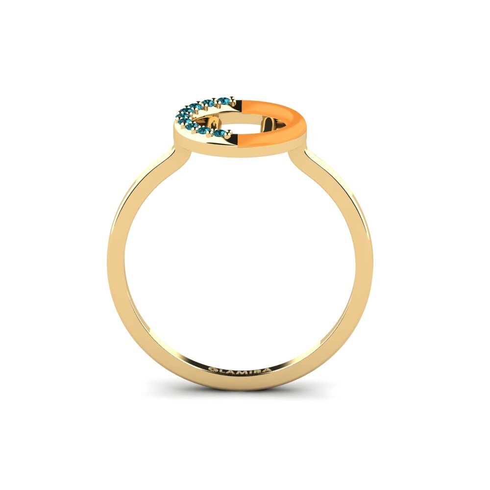 Blauer Diamant Ring Lemnos - U