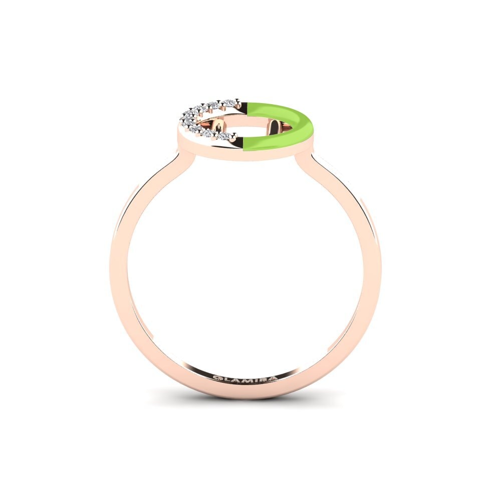 Rotgold 375 Ring Lemnos - U