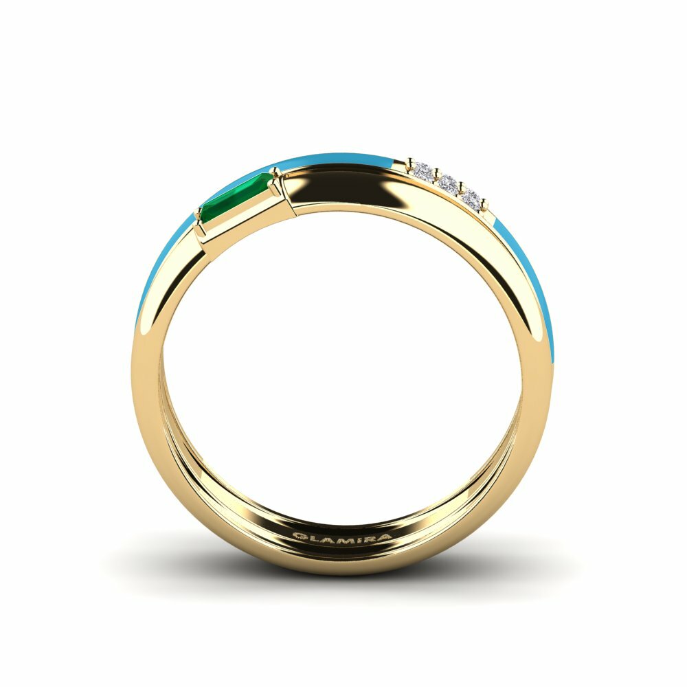 Zircone Vert Bague Limnos