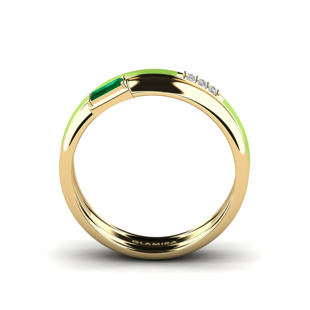 Zircone Vert Bague Limnos