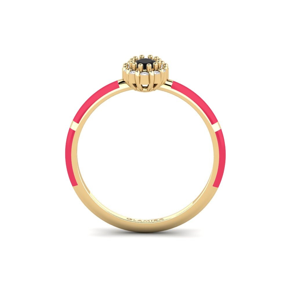 Schwarzer Saphir Ring Masaya