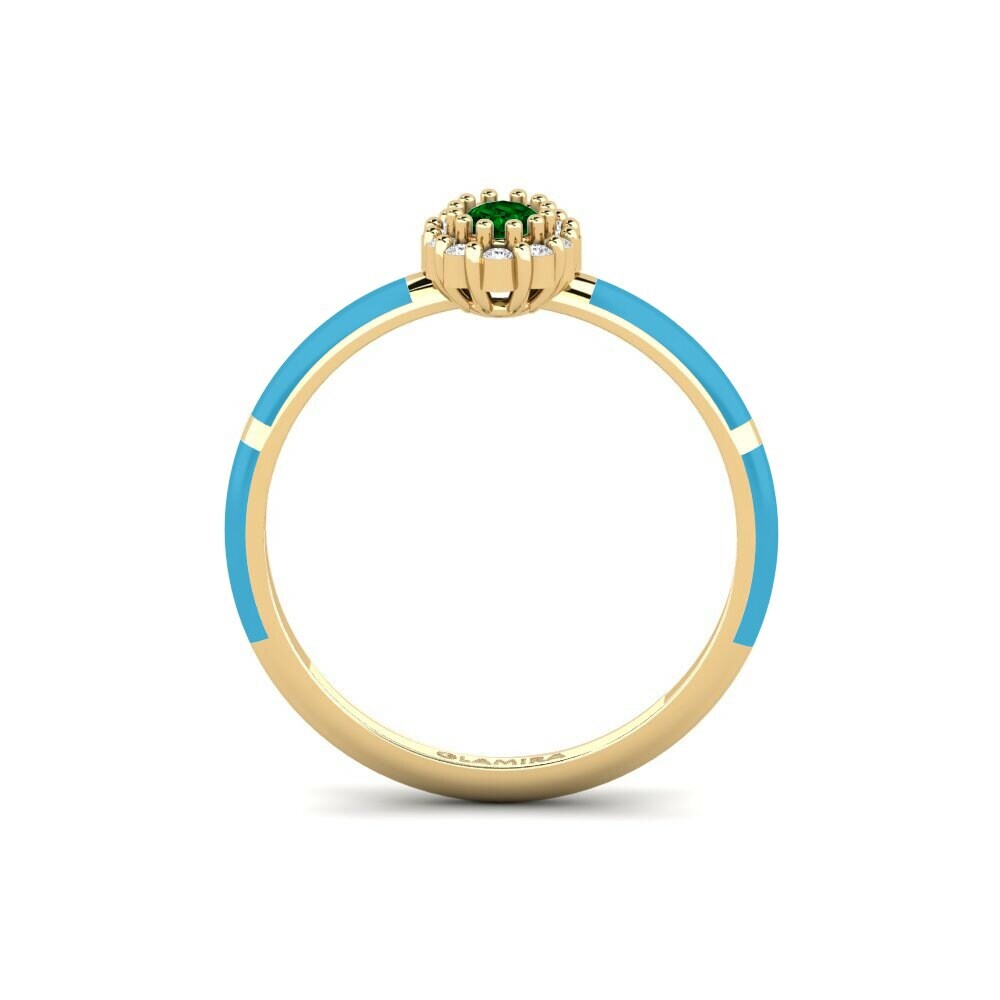 Zircone Vert Bague Masaya