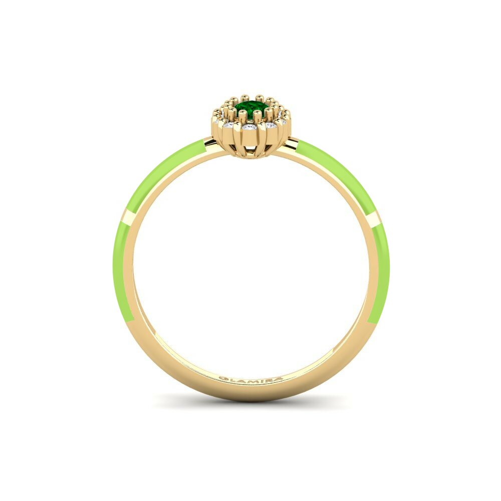Zircone Vert Bague Masaya