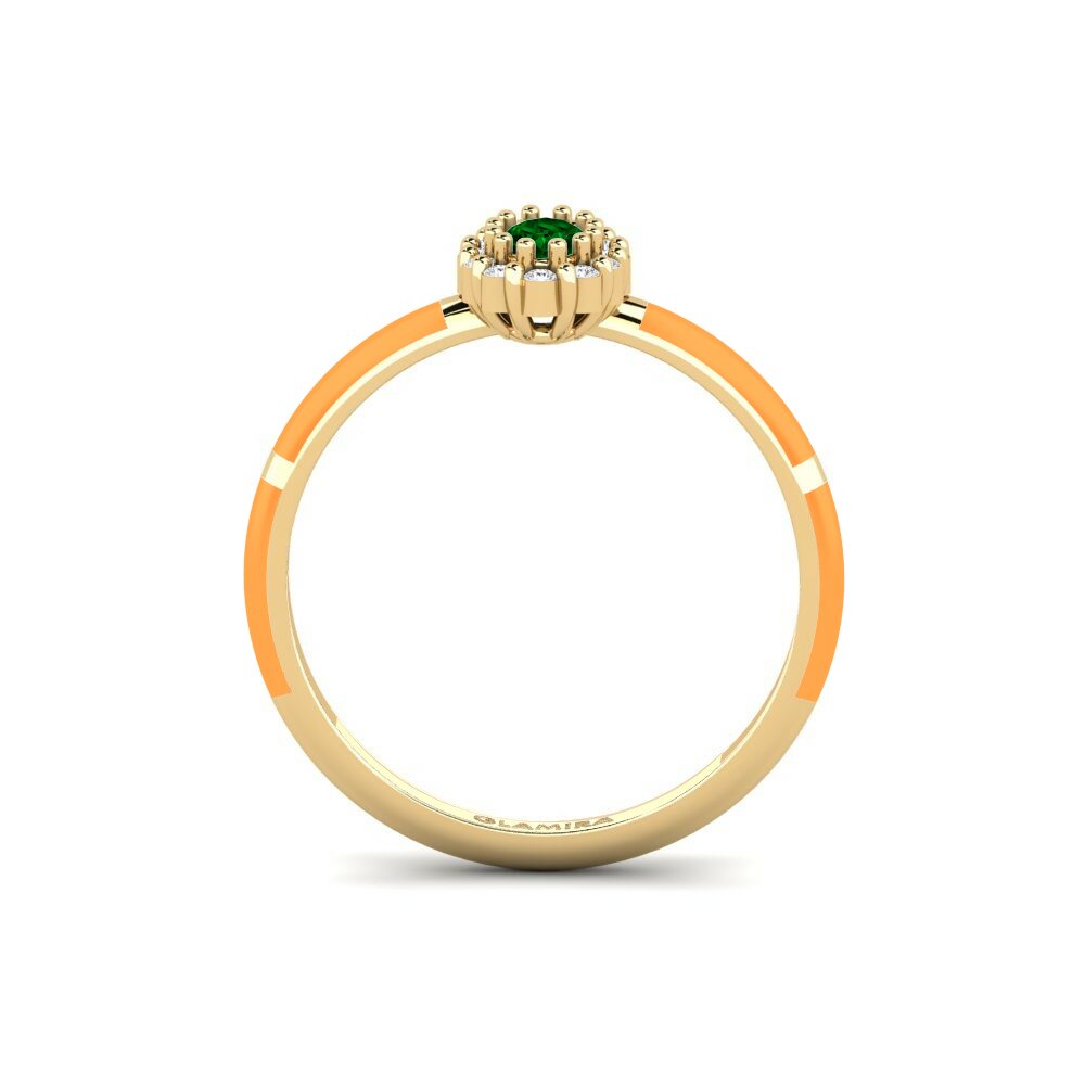 Zircone Vert Bague Masaya