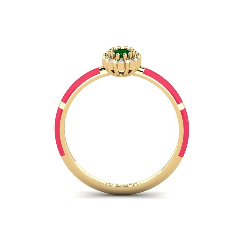 Zircone Vert Bague Masaya
