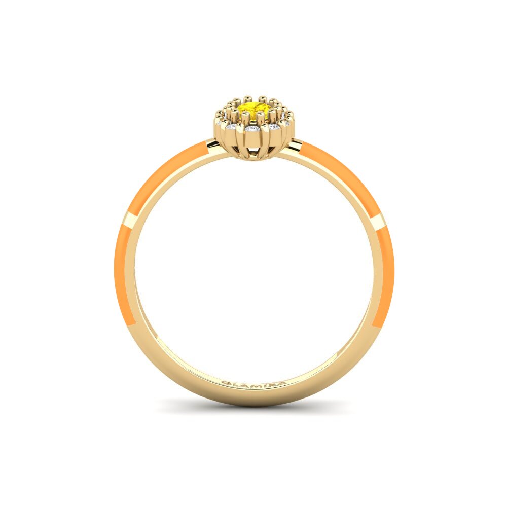 Gelber Saphir Ring Masaya